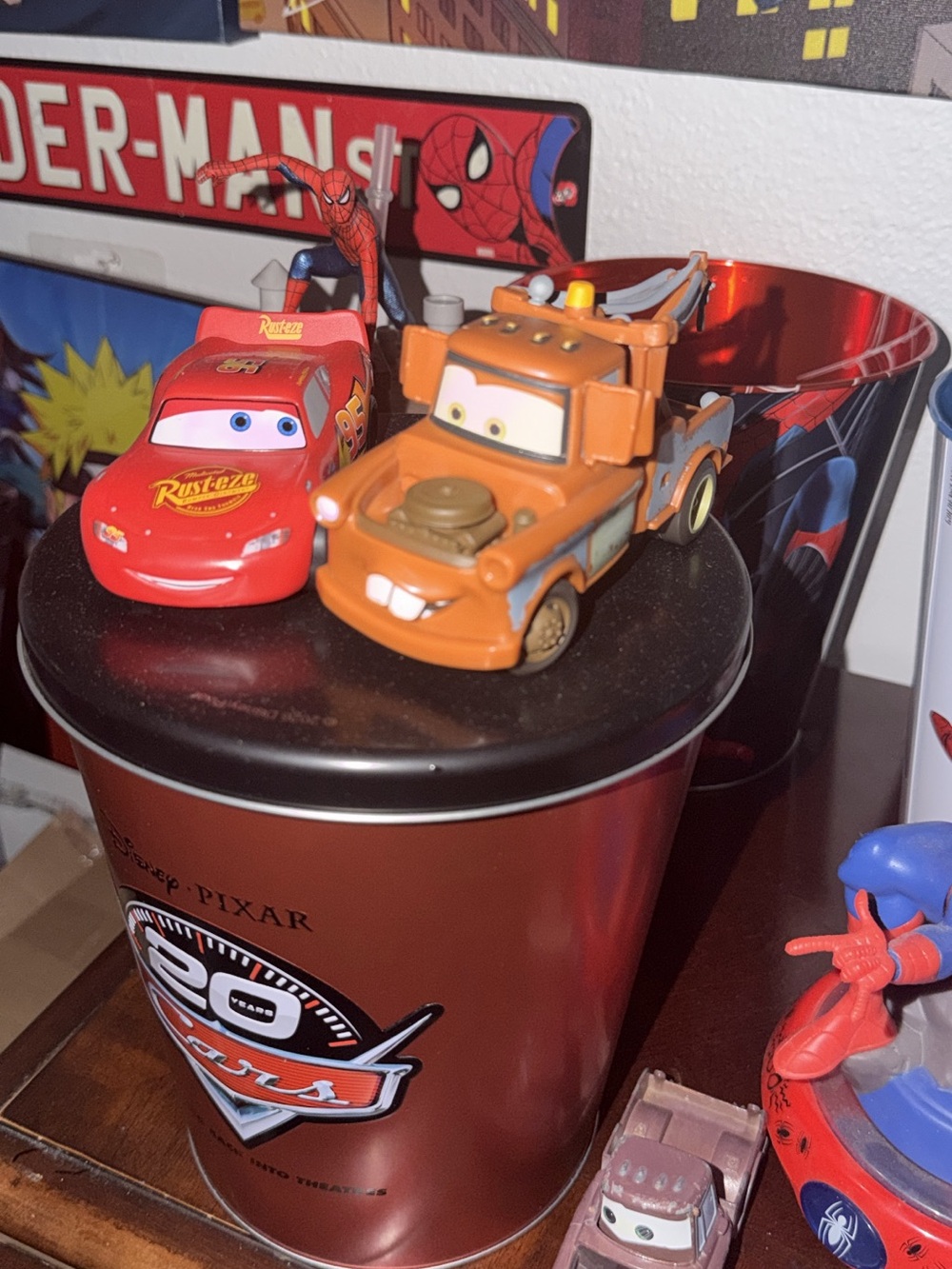 Disney Pixar Cars, popcorn, bucket, | brand new | cars 20th anniversary